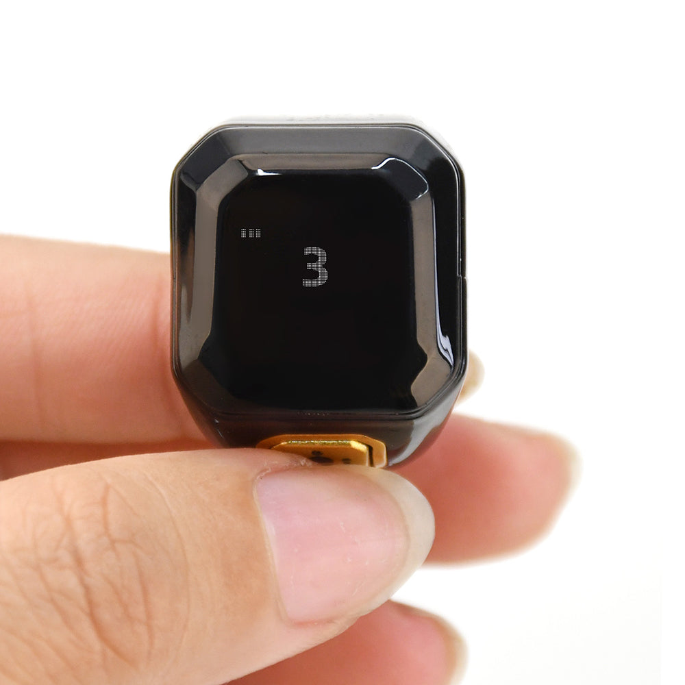 Smart Ring Zähler Bluetooth APP Steuerung OLED Display Vibration Erinnerung Hand Drücken Muslime Zikr Ring Gebet Finger Zähler