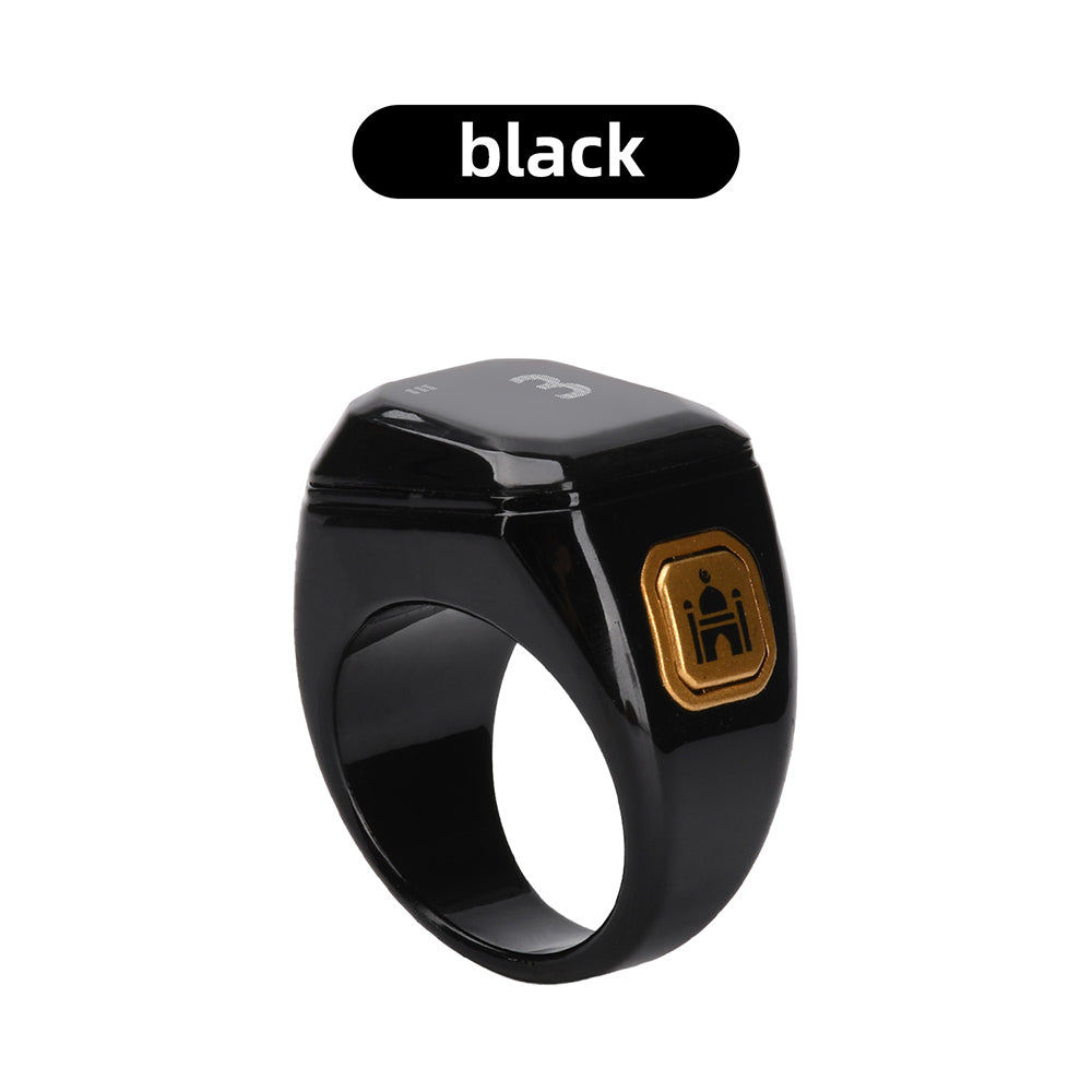 Smart Ring Zähler Bluetooth APP Steuerung OLED Display Vibration Erinnerung Hand Drücken Muslime Zikr Ring Gebet Finger Zähler