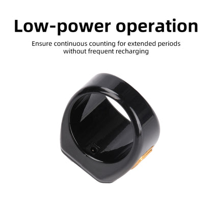 Smart Ring Zähler Bluetooth APP Steuerung OLED Display Vibration Erinnerung Hand Drücken Muslime Zikr Ring Gebet Finger Zähler