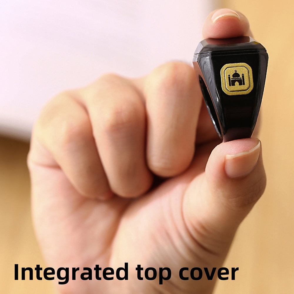 Smart Ring Zähler Bluetooth APP Steuerung OLED Display Vibration Erinnerung Hand Drücken Muslime Zikr Ring Gebet Finger Zähler