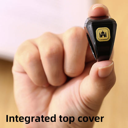Smart Ring Zähler Bluetooth APP Steuerung OLED Display Vibration Erinnerung Hand Drücken Muslime Zikr Ring Gebet Finger Zähler