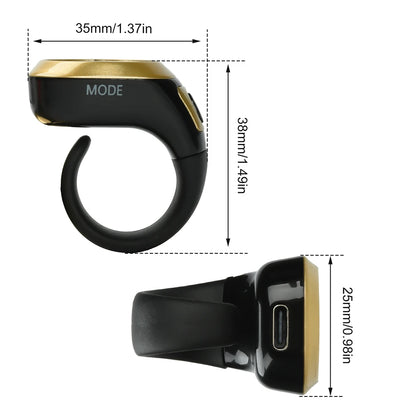 S6 Smart Zikr Ring Praise Tasbih Tally Elektronischer digitaler Zähler für Muslime Gebetszeit Vibrationserinnerung Typ-C-Ladezählung