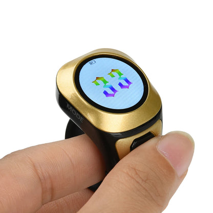 S6 Smart Zikr Ring Praise Tasbih Tally Elektronischer digitaler Zähler für Muslime Gebetszeit Vibrationserinnerung Typ-C-Ladezählung