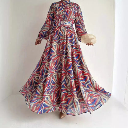 Eid Muslim Abaya for Women Party Dresses Jalabiya Print Morocco Dubai Abayas Kaftan Islam Arab Long Robe Ramadan Vestidos