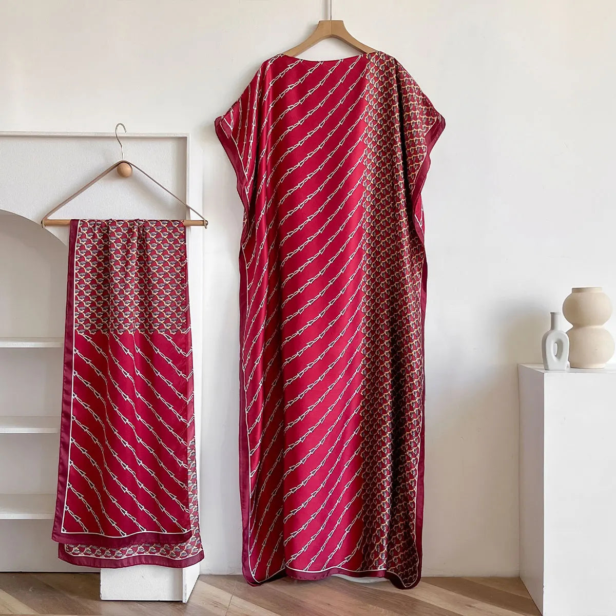 Sommer Neue Mode Afrikanische Schal Für Frauen Elegante Gedruckt Seide Muslimischen Dame Lange Hijab Kaftan Kleid Oversize Kuwait Abaya Scraf