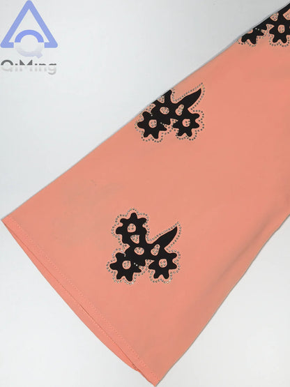 Afrikanisches islamisches Diamant-Frauenkleid für den Abend, rosa, weiß, lila, schwarz, Abaya, muslimischer Dubai-Luxus mit Hijab, arabische Frauen-Tuniken