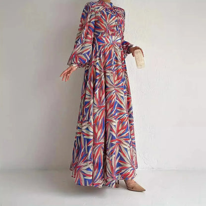 Eid Muslim Abaya for Women Party Dresses Jalabiya Print Morocco Dubai Abayas Kaftan Islam Arab Long Robe Ramadan Vestidos
